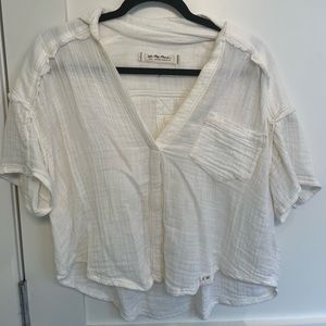 Free People White Blouse